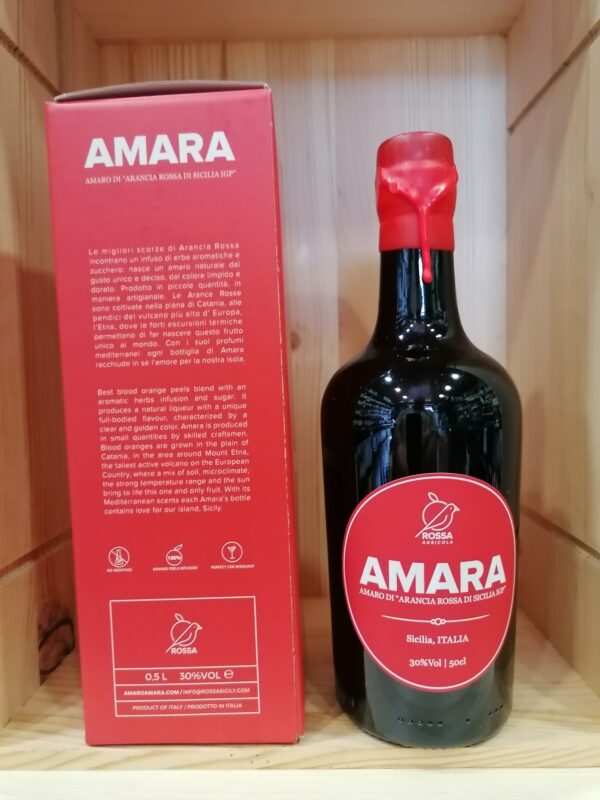 Amaro di arancia rossa di Sicilia IGP "Amara" di Rossa Agricola