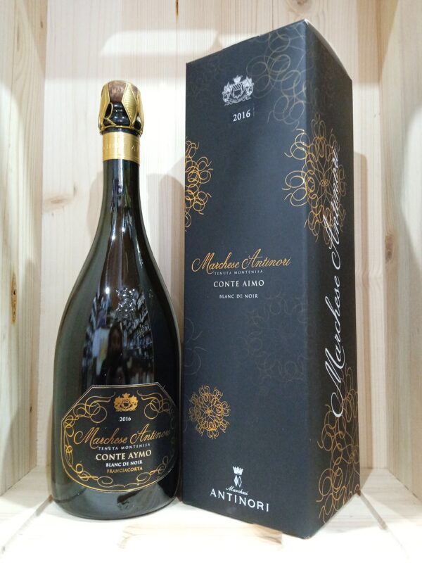 Metodo Classico Brut Blanc de Noirs Franciacorta DOCG Millesimato Conte Aymo Tenuta Montenisa Marchese Antinori