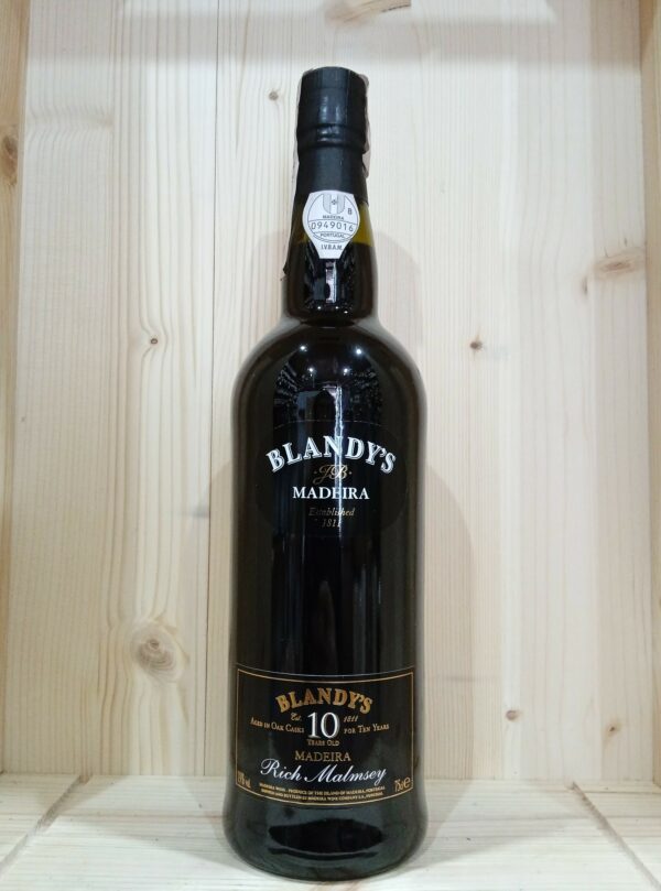 Madeira Rich Malmsey aged 10 years Blandy“s
