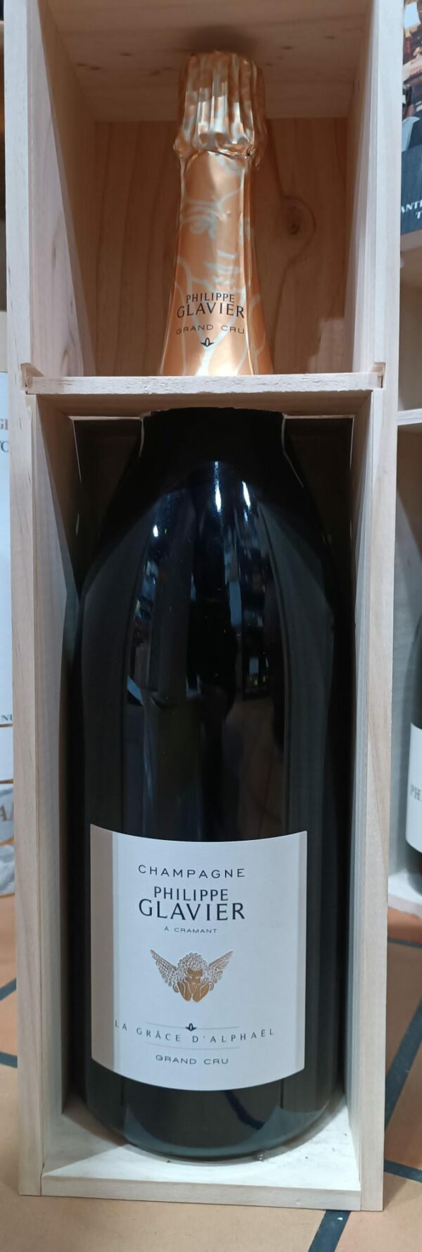 Jeroboam Champagne extra brut Blanc de blanc Grand Cru "La Grace d'alphael" - Philippe Glavier