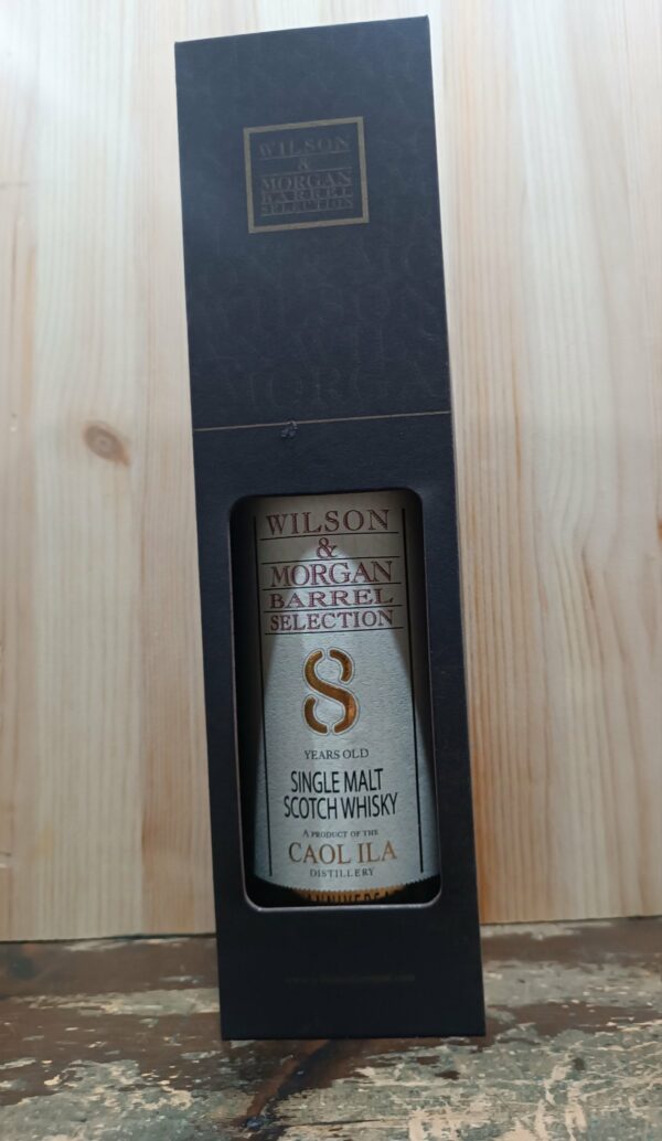 Single Malt scotch whisky Wilson & Morgan "Barrel selection " 8 anni