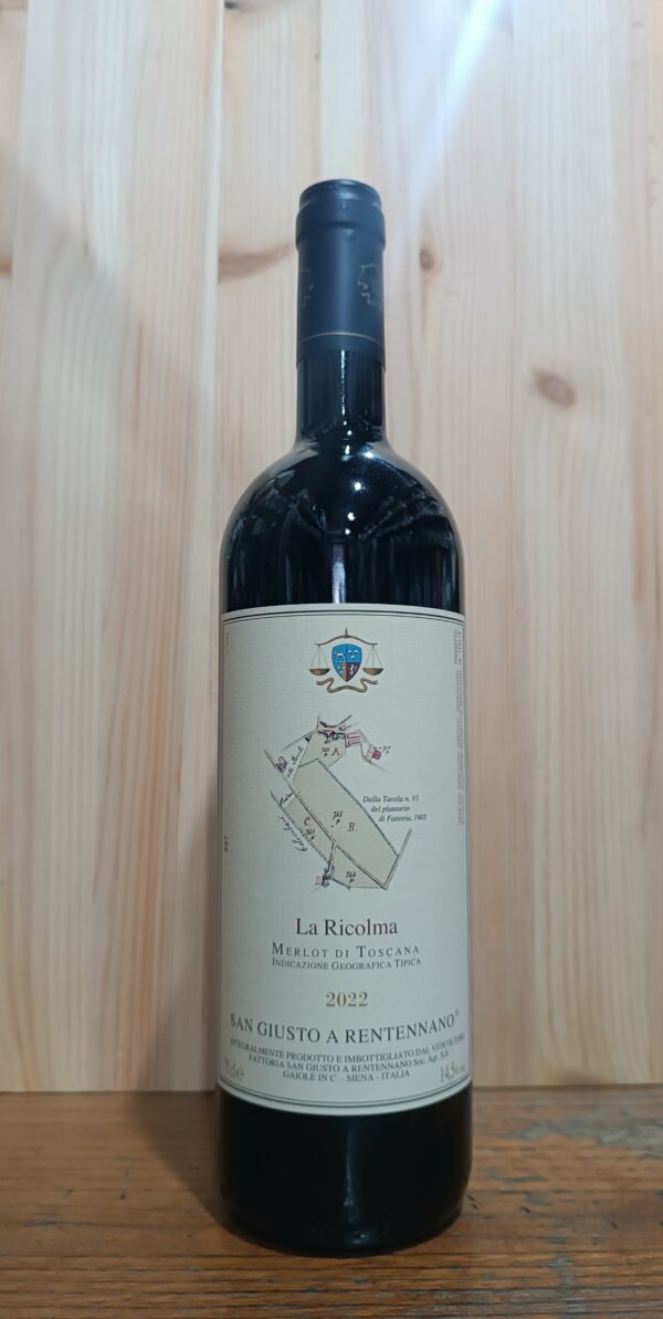 Toscana IGT Merlot "La ricolma"- San Giusto a Rentennano 2022