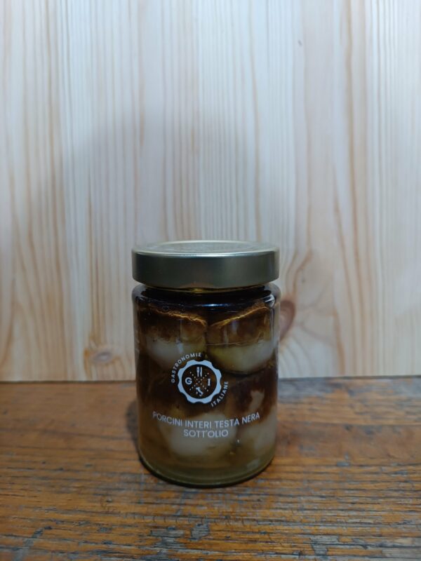 Porcini Interi Testa Nera Sott'olio - Gastronomie Italiane