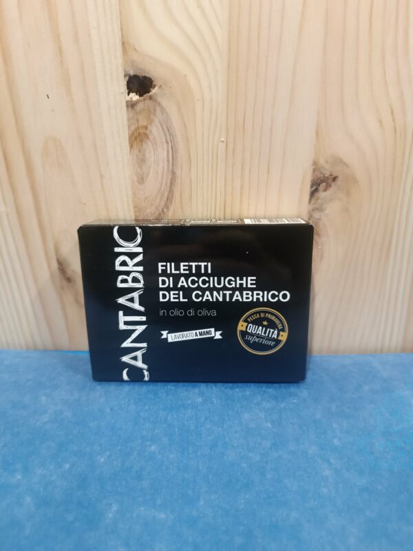Filetti di Acciughe del cantabrico in olio di oliva - Mangiarbene 50 g