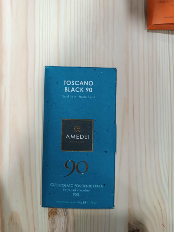Cioccolato fondente extra 90% "Toscano black" - Amedei 50gr