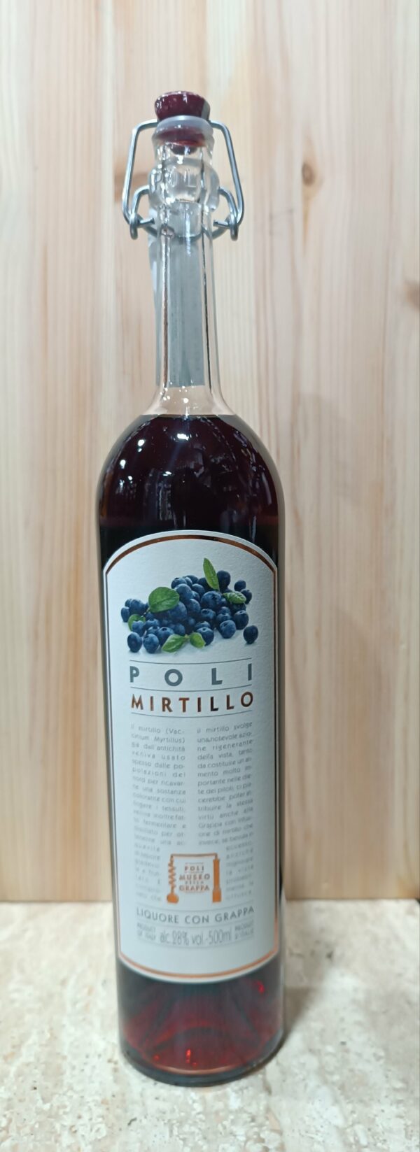 Liquore di grappa Mirtillo - Poli